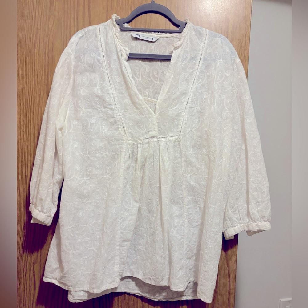 Zara Lace Detail Tunic size S
